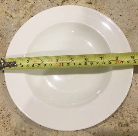 Tiffany White Large Rim Soup Bowl