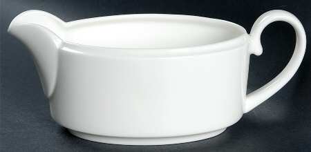 Tiffany White Gravy Boat