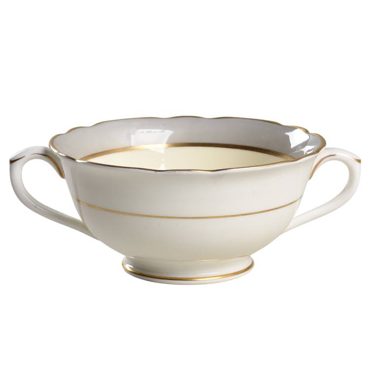 Tomorrow Footed Cream Soup Bowl