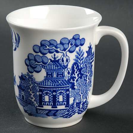 The Willow Blue (Newer, Bone) Mug