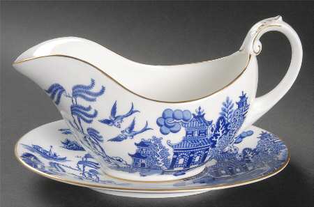 Willow Gravy Boat & Underplate