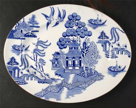 Willow 14" Oval Serving Platter