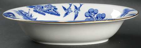 Willow 9" Oval Vegetable Bowl