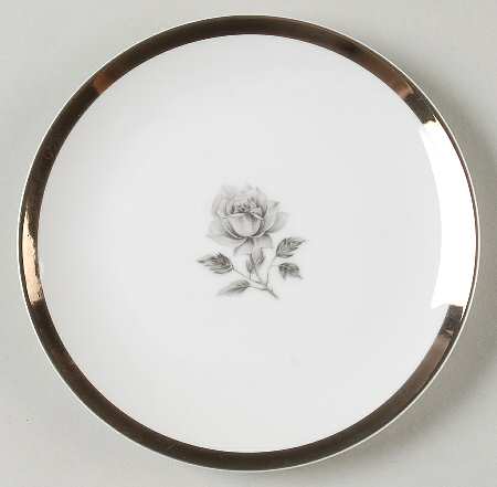 Evening Rose Bread & Butter Plate