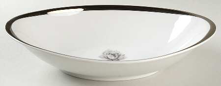 Evening Rose 11" Oval Vegetable Bowl