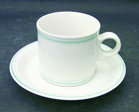 C604 Flat Cup & Saucer Set