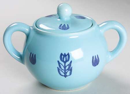 Dutch Blue Sugar Bowl & Lid