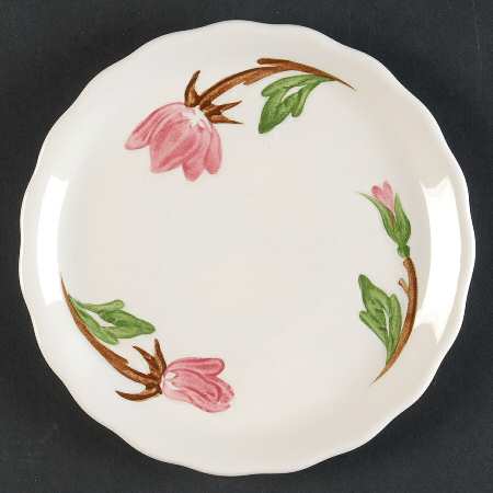 Green Arbor (Cream) Bread & Butter Plate