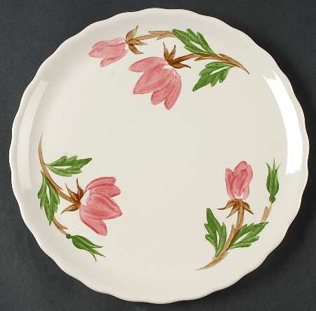 Green Arbor (Cream) Luncheon Plate