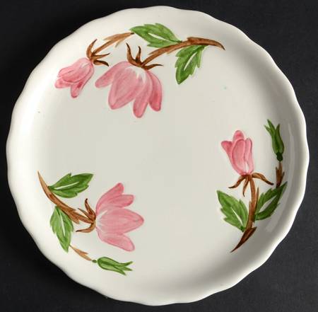 Green Arbor (Cream) Salad Plate