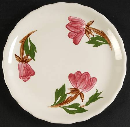 Green Arbor (Cream) Dessert/Pie Plate