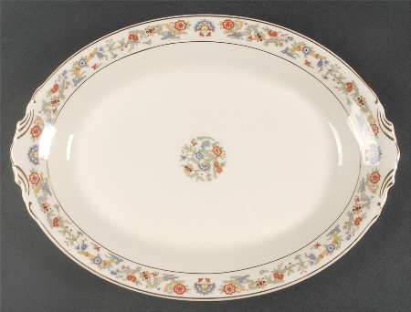 Brocade (American) 14" Oval Serving Platter
