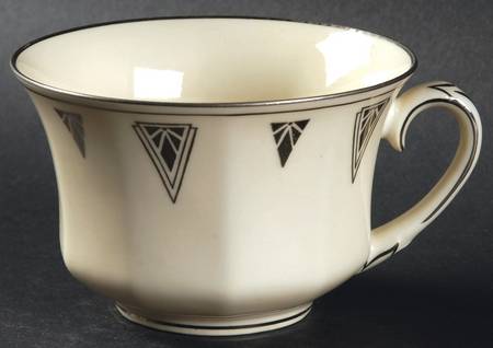 Deauville (Cream, 10 Sided) Flat Cup