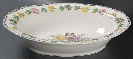 Primrose 9" Oval Vegetable Bowl