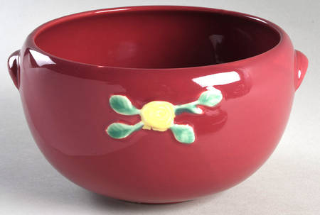Rosebud 1.75 Qt Round Triple Service Casserole No Lid