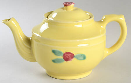 Rosebud Teapot & Lid