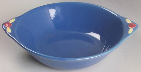Rosebud 9" Round Vegetable Bowl