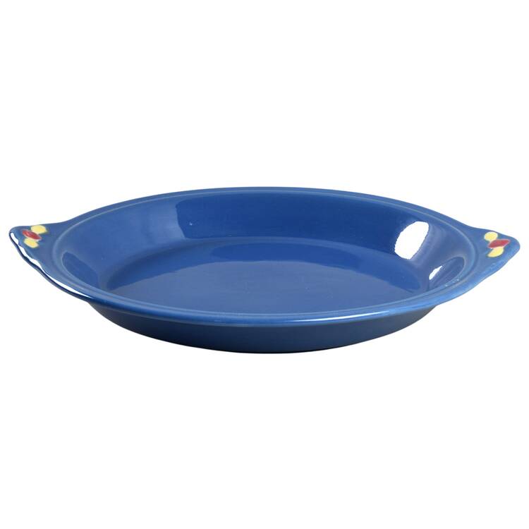 Rosebud Pie Serving Plate by Coors Pottery