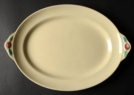 Rosebud 13" Oval Serving Platter