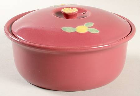 Rosebud 1 Qt Round Casserole No Lid