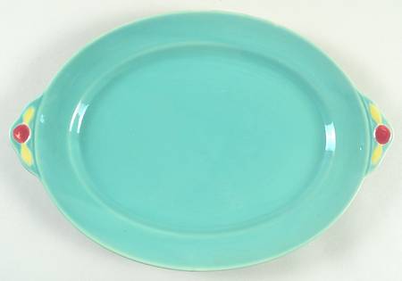 Rosebud 13" Oval Serving Platter