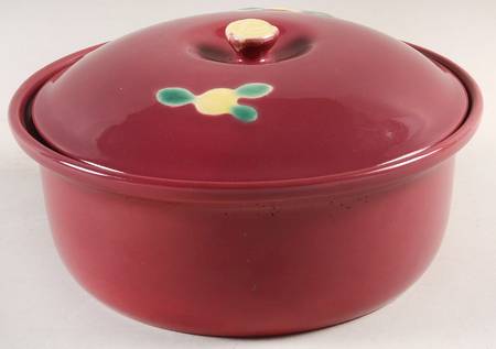 Rosebud 1 Qt Round Covered Casserole