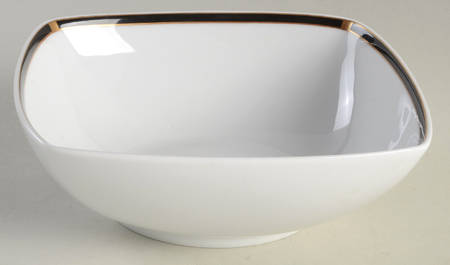 Filets (Black & Gold) Individual Salad Bowl