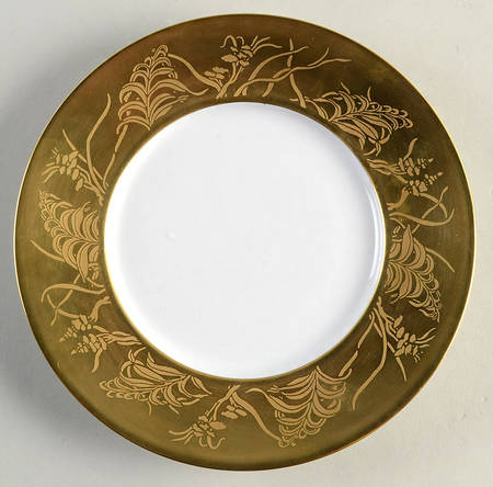 Khazard (Gold) Dessert/Pie Plate