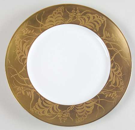 Khazard (Gold) Large Dinner Plate