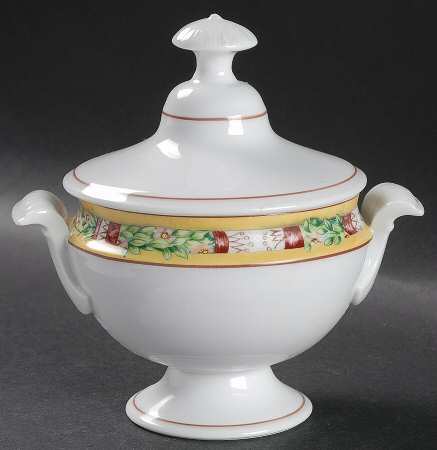 Terre De Sienne Sugar Bowl & Lid