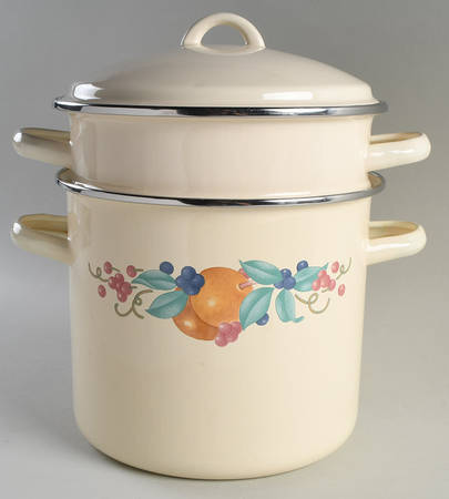Abundance (Corelle) 7 Quart Stockpot Metal with Steamer