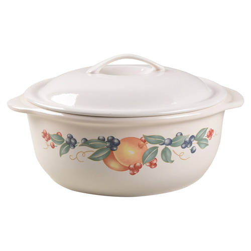 Abundance (Corelle) 2.5 Qt Round Covered Casserole