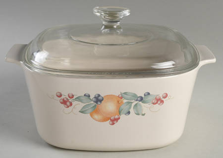 Abundance (Corelle) 3 Quart Square Casserole with Lid