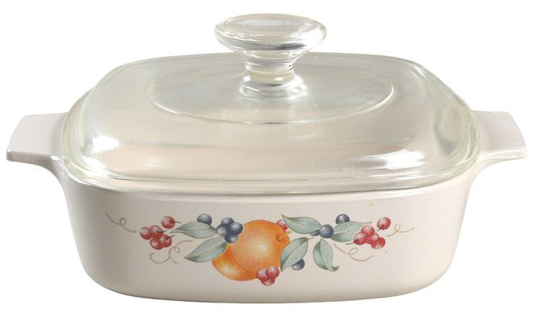 Abundance (Corelle) 1 Quart Square Casserole with Lid