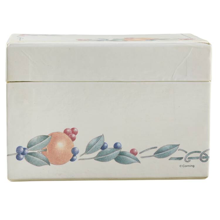 Abundance (Corelle) Recipe Box No Lid