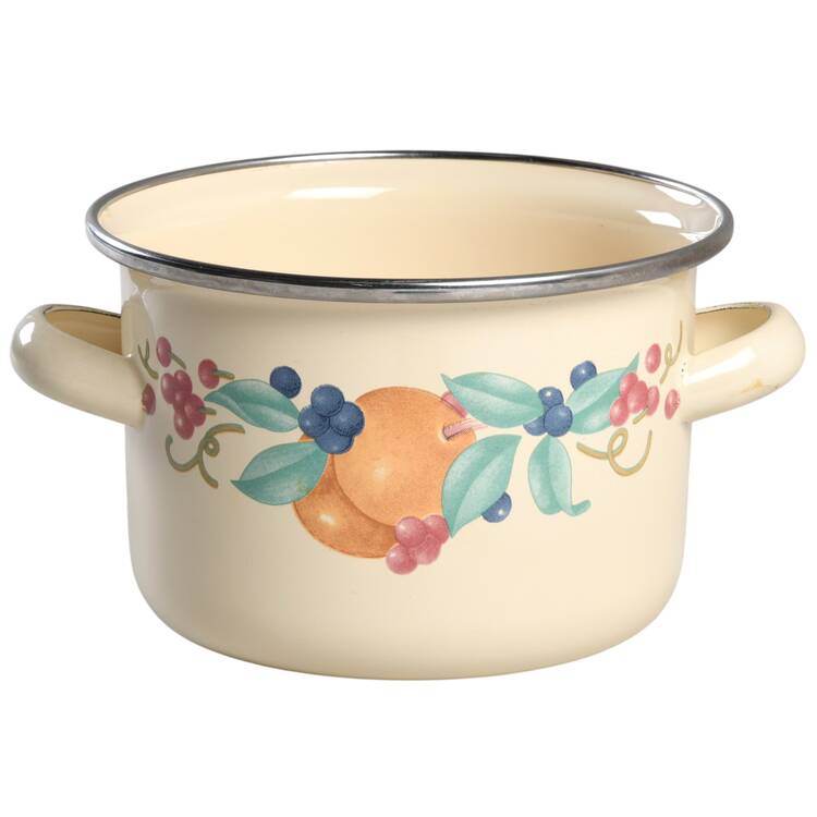 Abundance (Corelle) 1 Quart Metal Covered Casserole No Lid