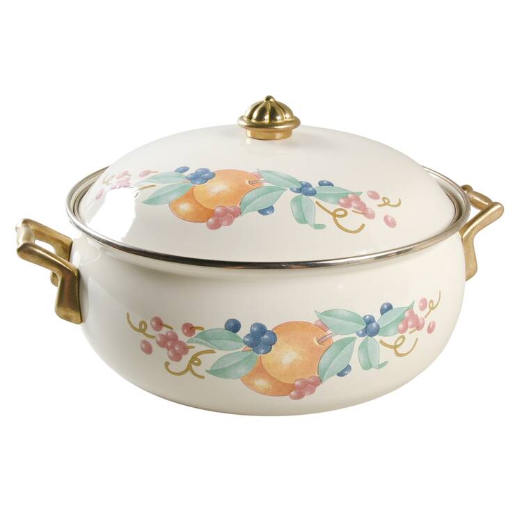 Abundance (Corelle) 4 Quart Metal Covered Casserole