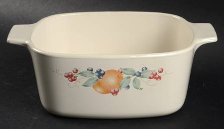 Abundance (Corelle) 1.5 Quart Square Casserole No Lid