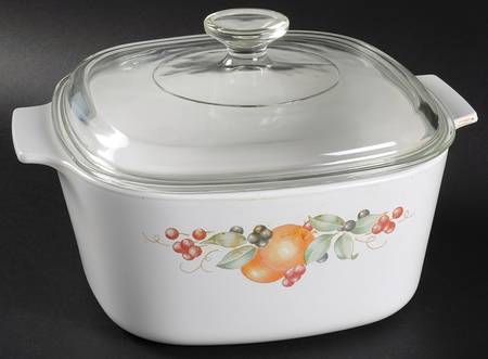 Abundance (Corelle) 3 Quart Square Casserole with Lid