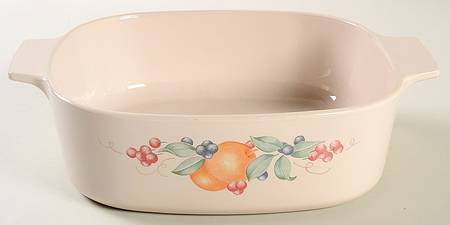 Abundance (Corelle) 2 Quart Square Casserole No Lid