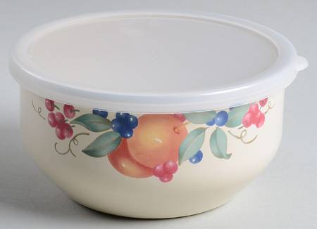 Abundance (Corelle) 5 3/4" Metal Bowl & Plastic Lid