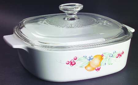 Abundance (Corelle) 2 Quart Square Casserole with Lid