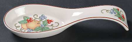 Abundance (Corelle) Spoon Rest/Holder (Holds 1 Spoon)