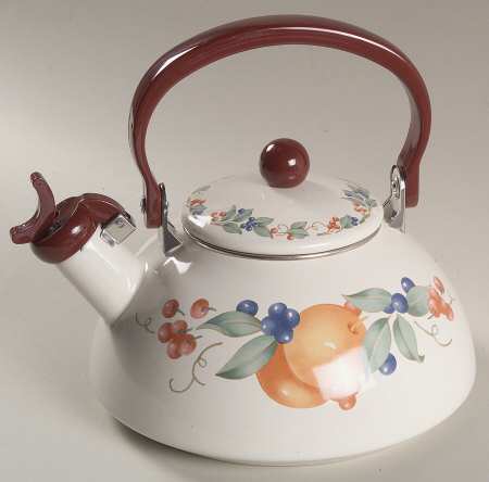 Abundance (Corelle) Metal Whistler Kettle & Lid