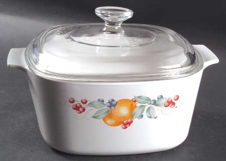 Abundance (Corelle) 3 Quart Square Casserole with Lid