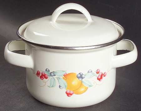 Abundance (Corelle) 1 Quart Metal Covered Casserole