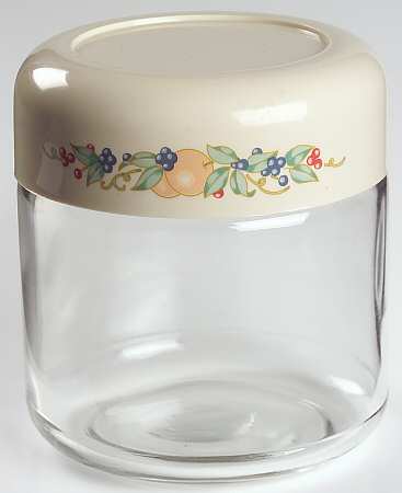 Abundance (Corelle) 5" Glassware Storage Jar & Lid