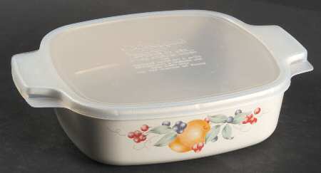 Abundance (Corelle) 1 Quart Square Casserole with Lid