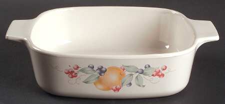 Abundance (Corelle) 1 Quart Square Casserole No Lid