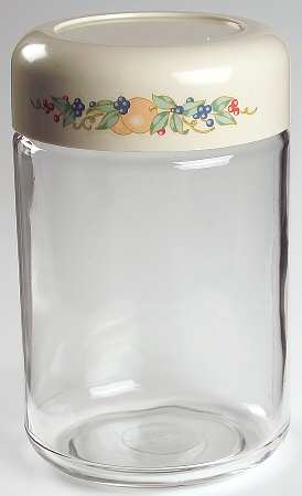 Abundance (Corelle) 7" Glassware Storage Jar & Lid